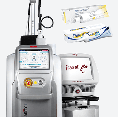 Chăm sóc sẹo tại U&U — thiết bị laser và thuốc mỡ trị sẹo