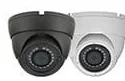 Hai camera CCTV dạng vòm