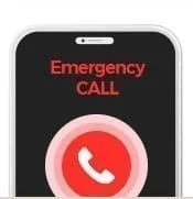 Điện thoại đang bật màn hình Emergency CALL
