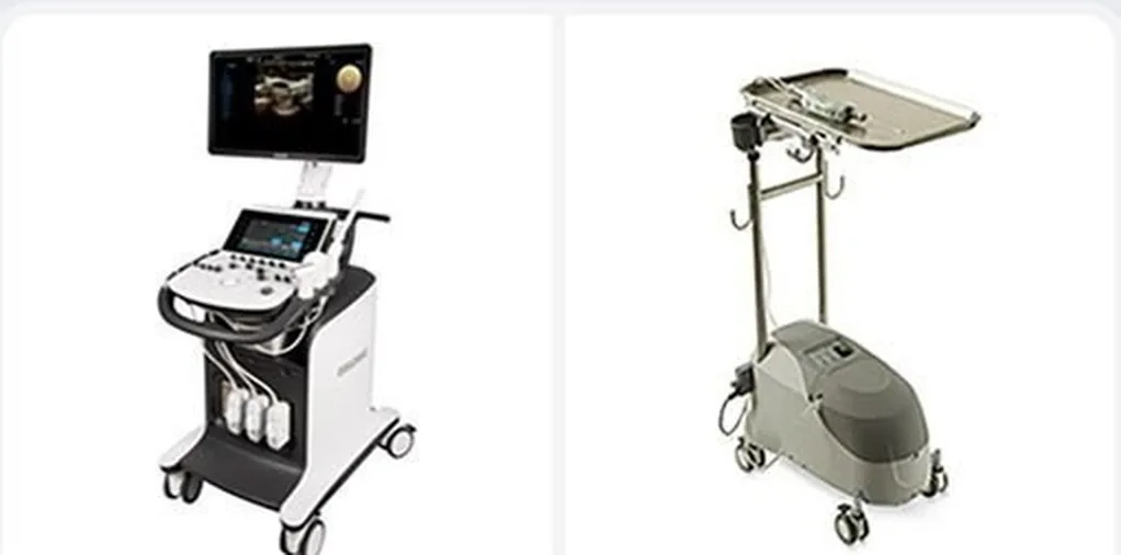 Máy siêu âm vú và thiết bị Mammotome
