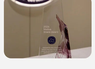 Cúp giải thưởng 2024 Motiva Grand Award
